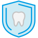 Animation of tooth on a shield
