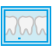 Animated icon of dental x rays