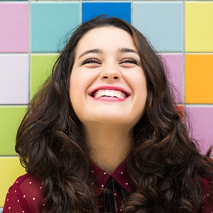 Woman with healthy smile