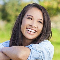 Young woman with beautiful smile