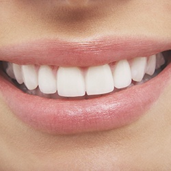 Closeup of flawless teeth