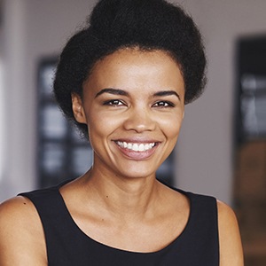 Woman with gorgeous smile