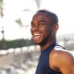 Man with veneers in Homer Glen smiling