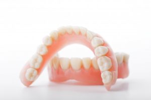 a set of dentures